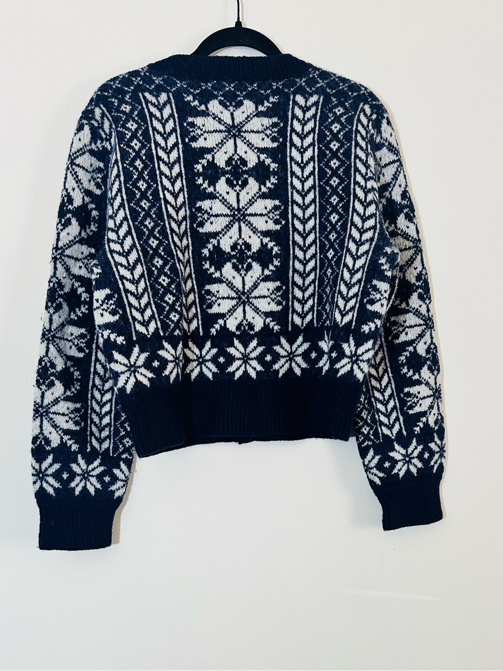 Madewell Fair Isle Wool Cardigan Jacket XL - Picture 9 of 16